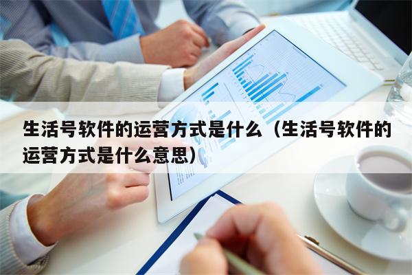 生活号软件的运营方式是什么（生活号软件的运营方式是什么意思）