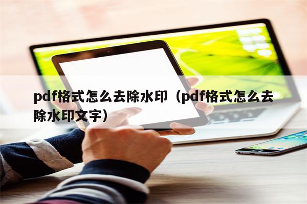 pdf格式怎么去除水印（pdf格式怎么去除水印文字）